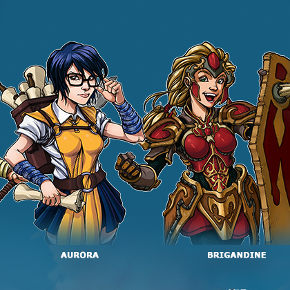 Arte de Personagens - Reverie Knights Tactics